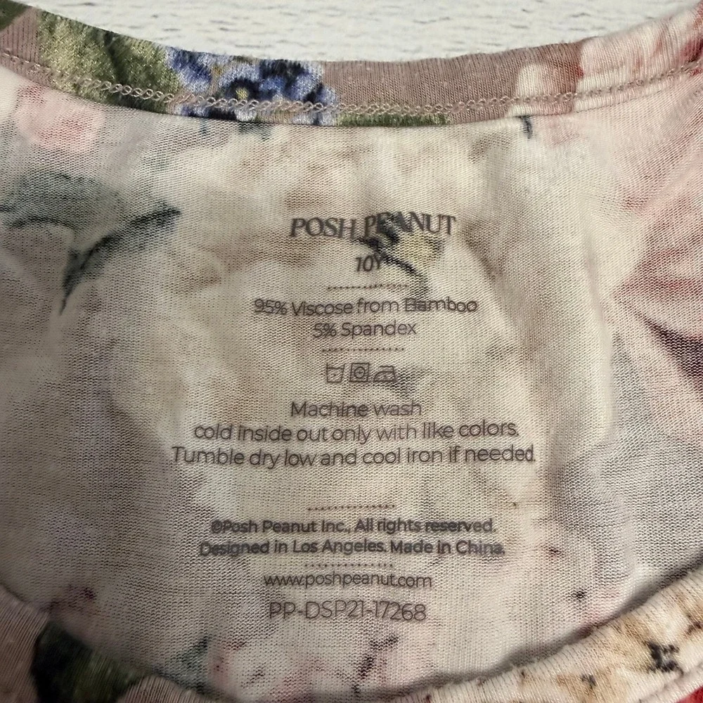Posh Peanut girls vicose floral dress‎ size 10 years